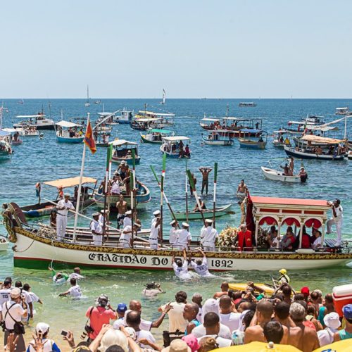 Como acontece há 200 anos, devotos celebram Bom Jesus dos  Navegantes e Senhora da Boa Viagem