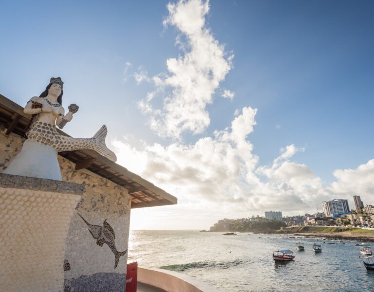 Orla do Rio Vermelho. Casa de Iemanjá. Fotos: Fábio Marconi