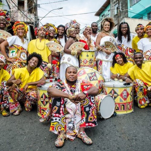 Ilê Aiyê na Liberdade. Foto: Assessoria