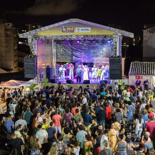 Largo Pedro Arcanjo, durante o show do Gerônimo. Foto: Fábio Marconi