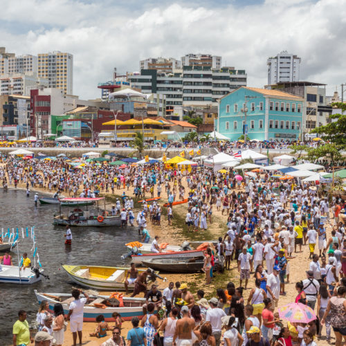 A festa para Iemanjá no Rio Vermelho. Cada ano mais bonita!