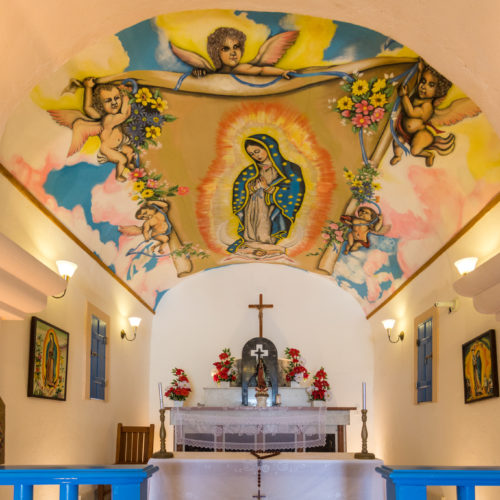 Dentro da igreja de Nossa Senhora de Guadalupe, Ilha dos Frades. Foto: Fábio Marconi