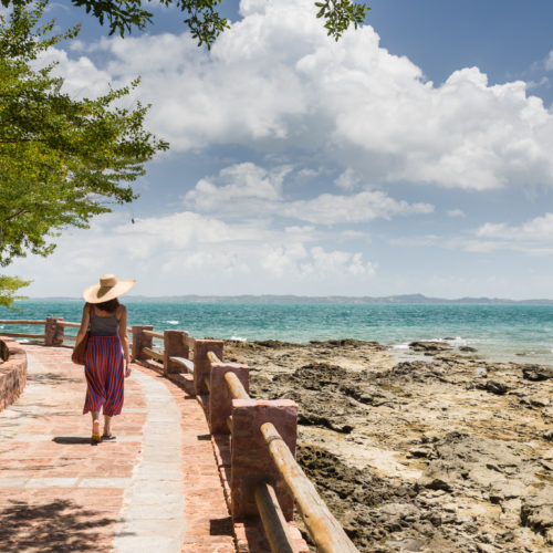 Ponta de Nossa Senhora de Guadalupe, Ilha dos Frades. Caminhada para a Praia da Viração.  Foto: Fábio Marconi