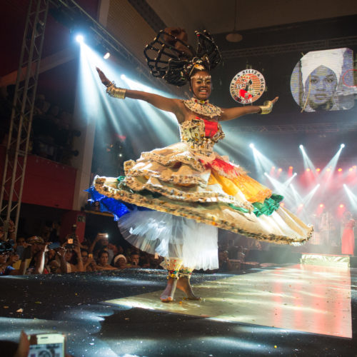 Jéssica dos Santos. Ilê Aiyê. Noite da Beleza Negra. Foto: André Frutuôso
