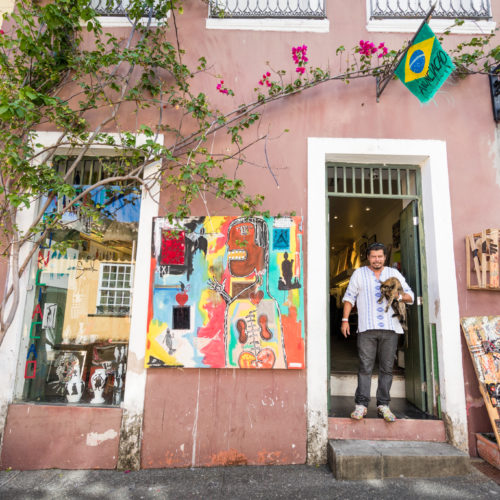Ateliê do artista Anunciação, Pelourinho. Foto: Fábio Marconi