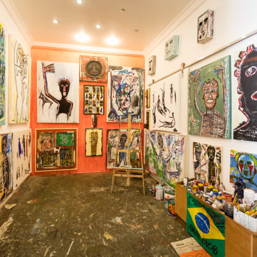 Ateliê do artista Anunciação, Pelourinho. Foto: Fábio Marconi