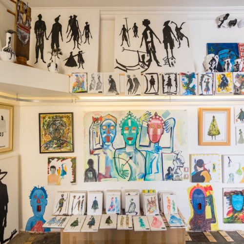 Ateliê do artista Anunciação, Pelourinho. Foto: Fábio Marconi