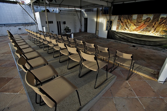 Caixa Cultural, Pátio Externo.  Foto: Assessoria