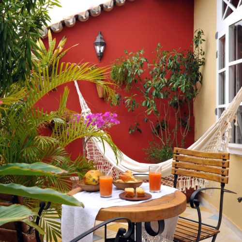 Terraço no quarto Nagasaki, La Villa Bahia, Pelourinho. Foto: Assessoria