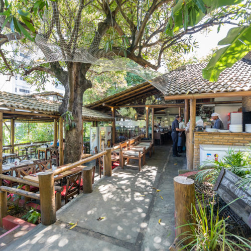 Restaurante La Pulperia - pátio externo. Foto: Fábio Marconi