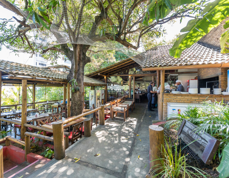 Restaurante La Pulperia - pátio externo. Foto: Fábio Marconi