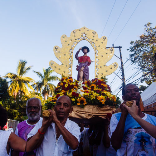 Festa de São Roque e Omolu. Foto: Amanda Oliveira.