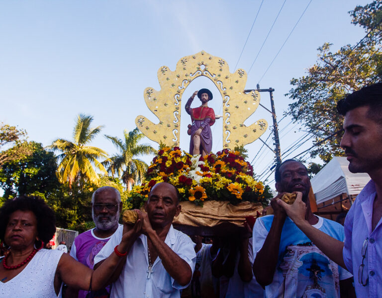 Festa de São Roque e Omolu. Foto: Amanda Oliveira.