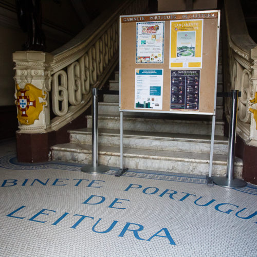 Gabinete Português de Leitura. Foto: Amanda Oliveira.