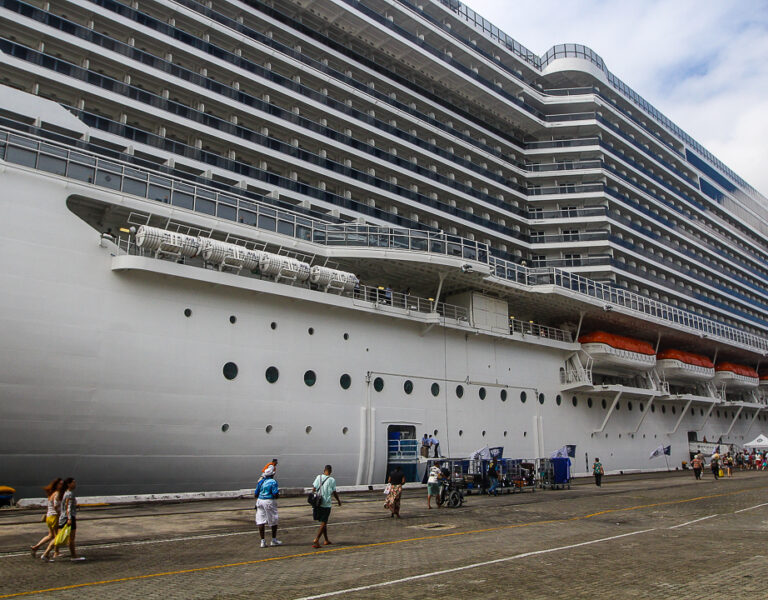 Cruzeiro MSC Seaview. Porto de Salvador, Bahia. Foto: Amanda Oliveira.