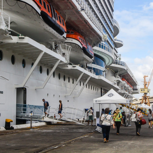 Cruzeiro MSC Seaview. Porto de Salvador, Bahia. Foto: Amanda Oliveira.