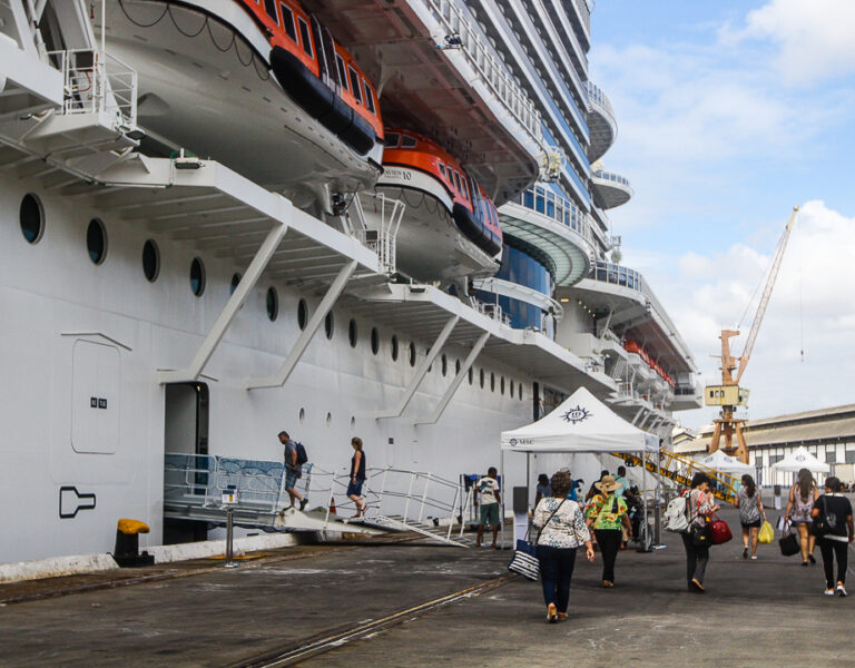 Cruzeiro MSC Seaview. Porto de Salvador, Bahia. Foto: Amanda Oliveira.