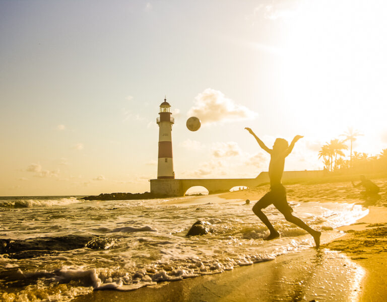 Praia de Itapuã. Salvador, Bahia. Foto: Amanda Oliveira.