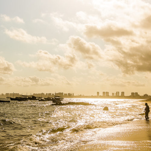 Praia de Itapuã. Salvador, Bahia. Foto: Amanda Oliveira.