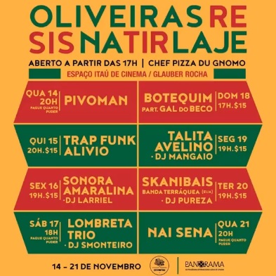 Bar Oliveiras no Festival de cinema. 