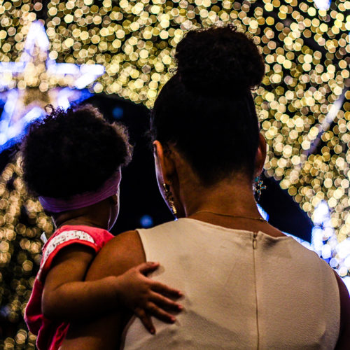 Decoração de Natal no Campo Grande. Foto: Amanda Oliveira.