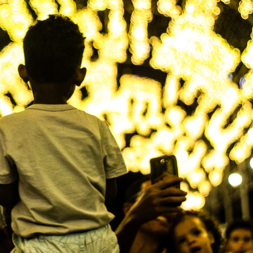 Decoração de Natal no Campo Grande. Foto: Amanda Oliveira.