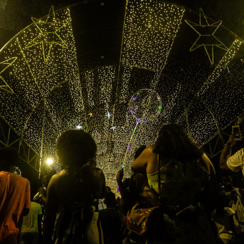Decoração de Natal no Campo Grande. Foto: Amanda Oliveira.