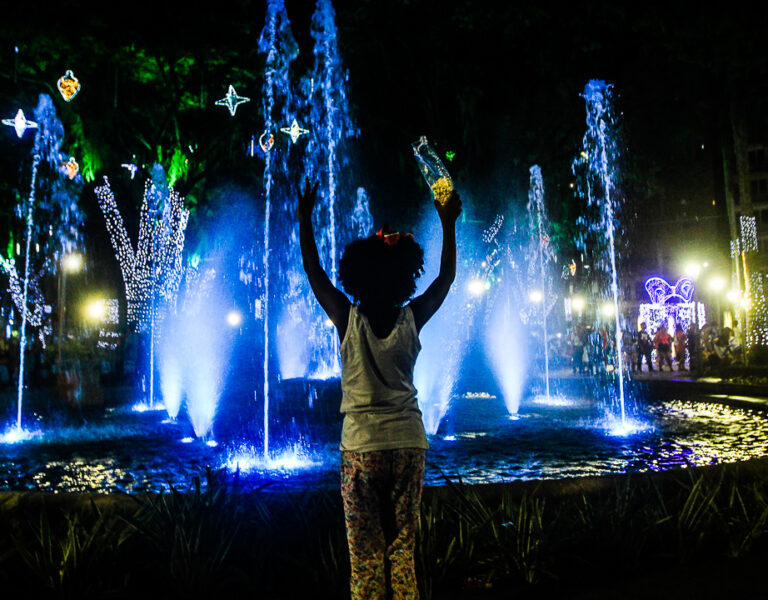 Decoração de Natal no Campo Grande. Foto: Amanda Oliveira.