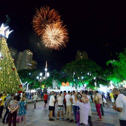 Decoração de Natal no Campo Grande. Iluminação de Natal. Foto: Valter Pontes /SECOM