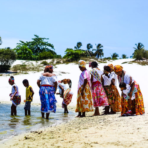 Ganhadeiras de Itapuã. Lagoa de Abaeté, Salvador, Bahia. Foto: Amanda Oliveira.