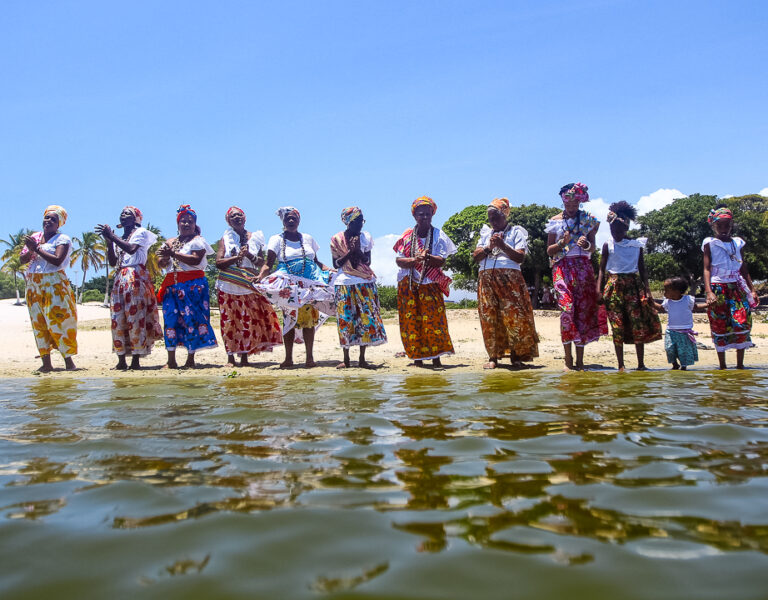 Ganhadeiras de Itapuã. Lagoa de Abaeté, Salvador, Bahia. Foto: Amanda Oliveira.