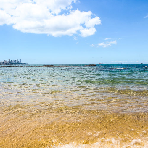 Praia da Boa Viagem. Cidade Baixa, Salvador, Bahia. Foto: Amanda Oliveira.