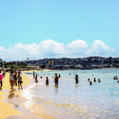 Praia da Boa Viagem. Cidade Baixa, Salvador, Bahia. Foto: Amanda Oliveira.