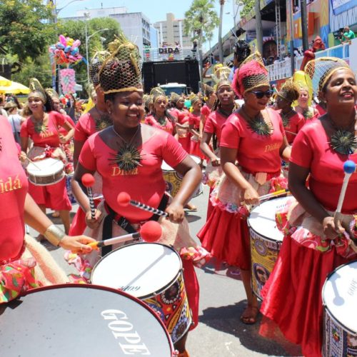Banda Didá no Carnaval do Campo Grande em 2018. Foto: reprodução das redes oficiais da banda.