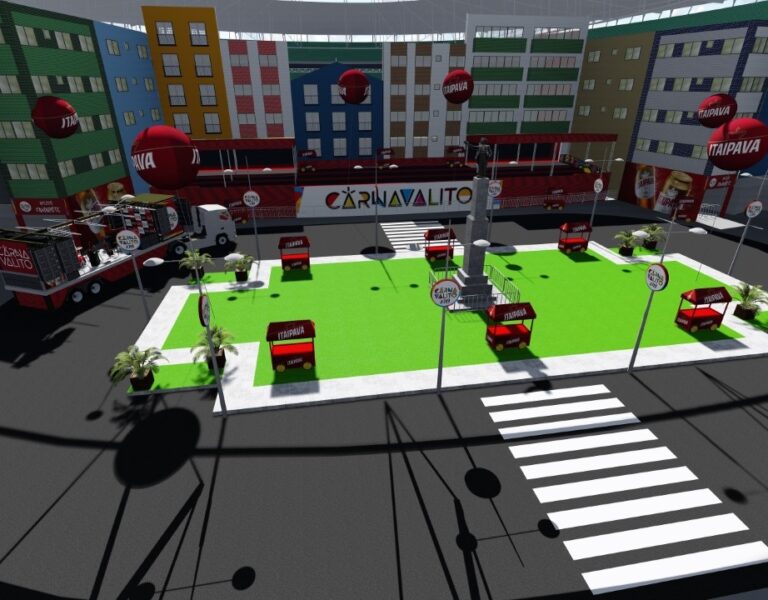 Carnavalito 2019 - Imagem: Perspectiva da cidade cenográfica