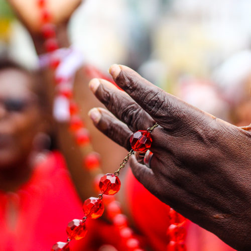Dia de Santa Bárbara. Pelourinho, Salvador, Bahia. Foto: Amanda Oliveira.