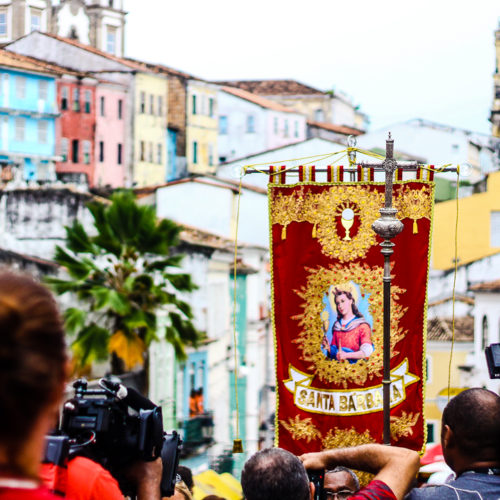 Dia de Santa Bárbara. Pelourinho, Salvador, Bahia. Foto: Amanda Oliveira.