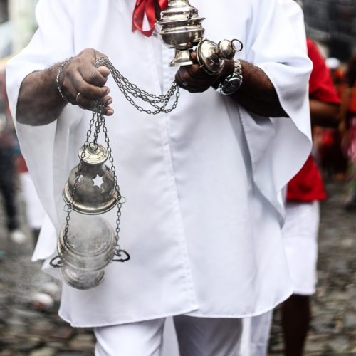 Dia de Santa Bárbara. Pelourinho, Salvador, Bahia. Foto: Amanda Oliveira.