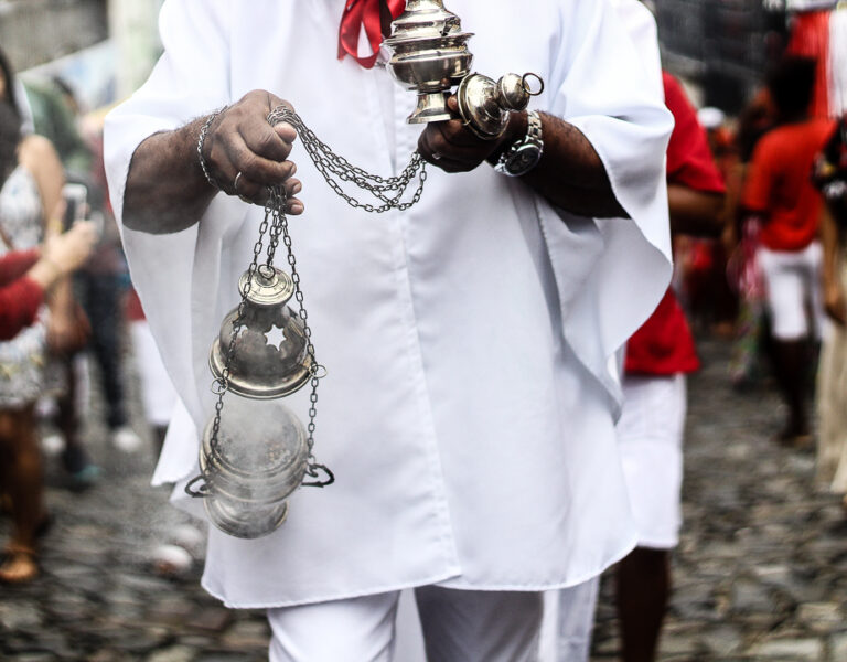Dia de Santa Bárbara. Pelourinho, Salvador, Bahia. Foto: Amanda Oliveira.