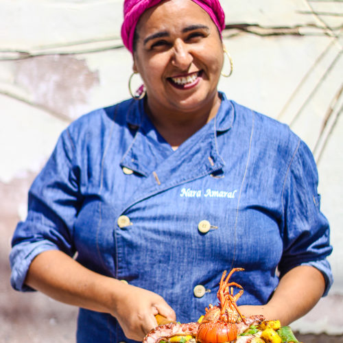 Nara Amaral. Restaurante Di Janela. Foto: Amanda Oliveira.