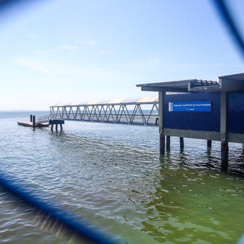 Terminal Marítimo de Plataforma x Ribeira. Salvador, Bahia. Foto: Amanda Oliveira.