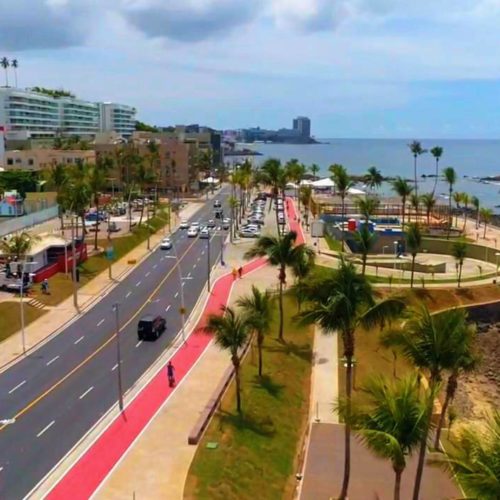Orla de Ondina. Requalificação da Prefeitura de Salvador Bahia. Foto Abel Baião. Divulgação.