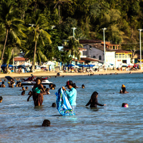 Praia São Tomé De Paripe Salvador Bahia. Foto: Amanda Oliveira .