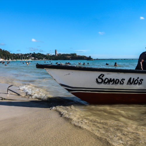Praia São Tomé De Paripe Salvador Bahia. Foto: Amanda Oliveira .