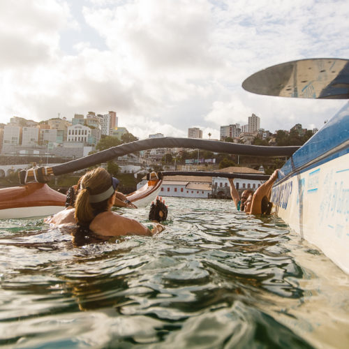 Canoa Havaiana. Esportes no Porto da Barra. Salvador Bahia. Foto: Amanda Oliveira.