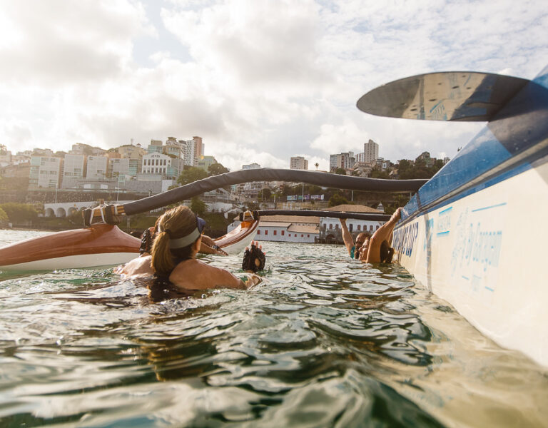 Canoa Havaiana. Esportes no Porto da Barra. Salvador Bahia. Foto: Amanda Oliveira.