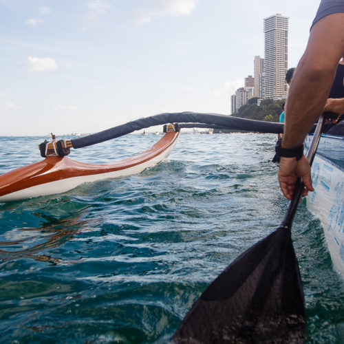 Canoa Havaiana. Esportes no Porto da Barra. Salvador Bahia. Foto: Amanda Oliveira.