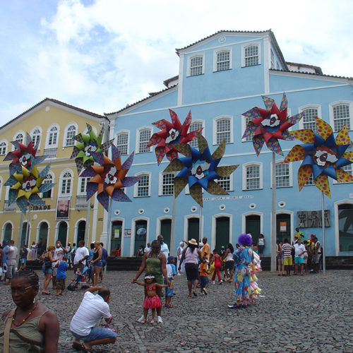 Decoração carnaval Samba Roda. Ray Vianna. Salvador Bahia. Imagem cedida pelo artista.