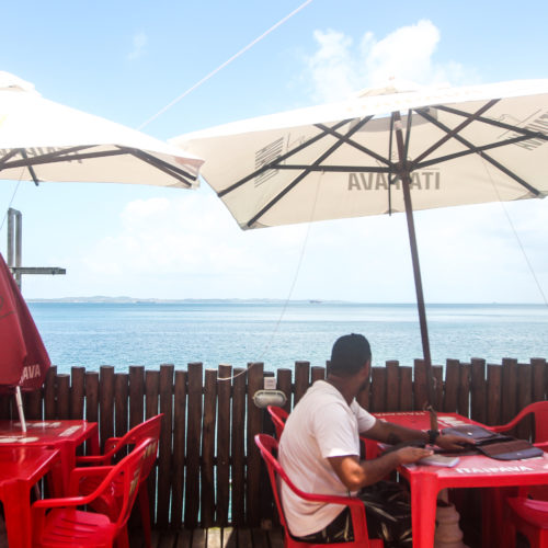 Restaurante Mahi Mahi. Corredor da Vitoria, Salvador, Bahia Foto: Amanda Oliveira.