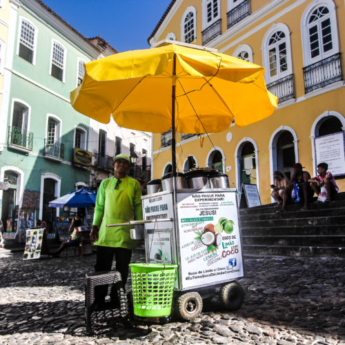 Suco de Limão com Coco. Pelourinho Salvador Bahia Foto: Amanda Oliveira.